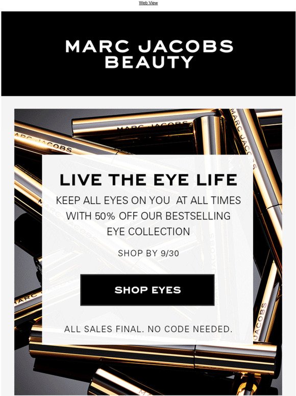 Upsize your eye collection for half the price