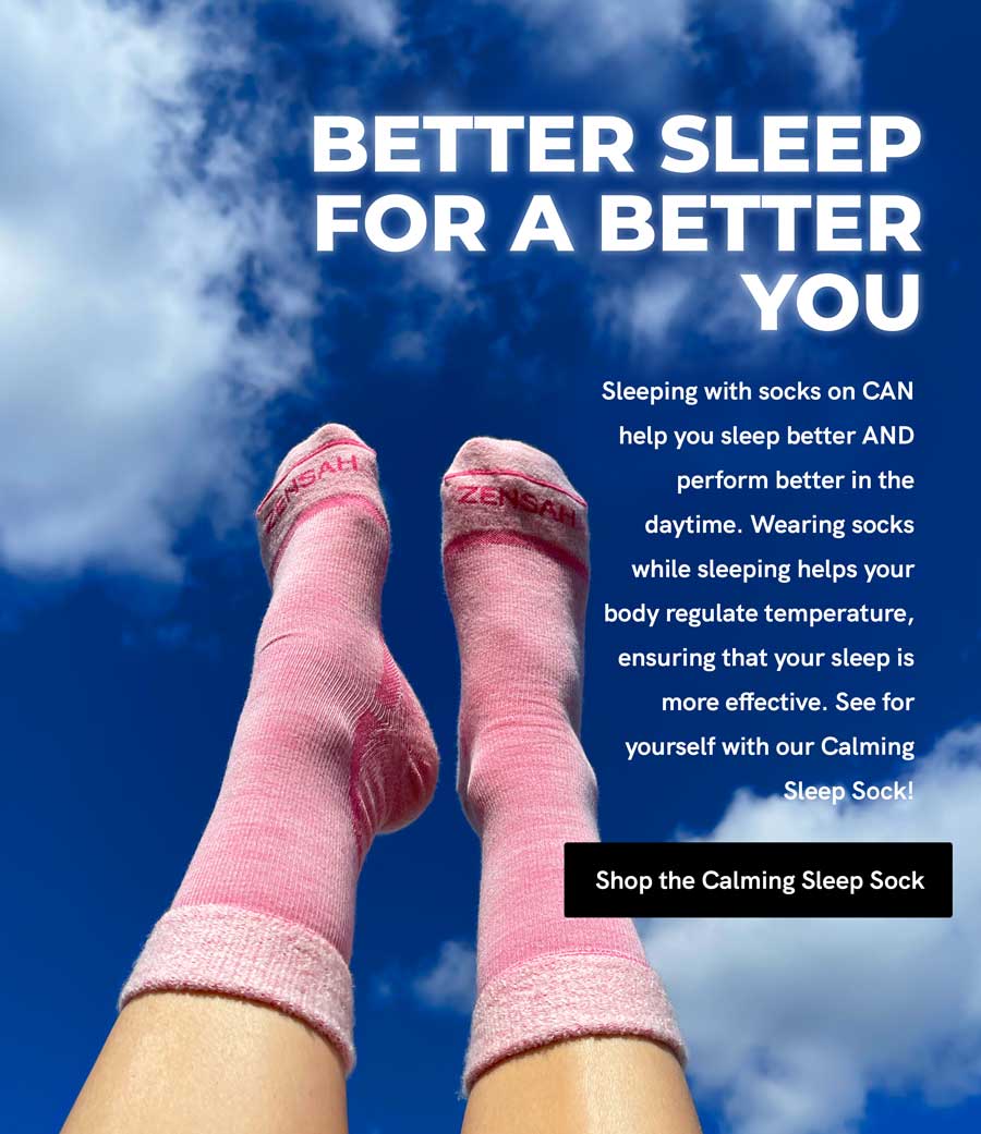 Zensah Should You Sleep with Socks On? Milled