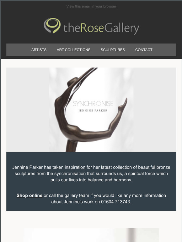 Exquisite figurative sculpture by Jennine Parker