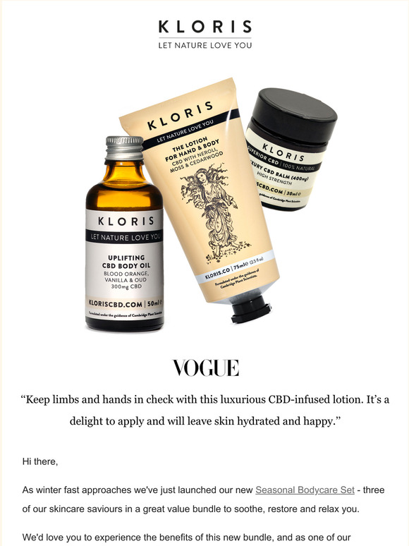 Just For You: Save On Our Seasonal Bodycare Set