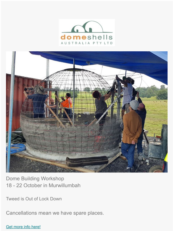 October Dome Building Workshop Going Ahead