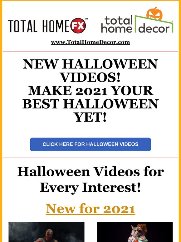 New Videos for Halloween