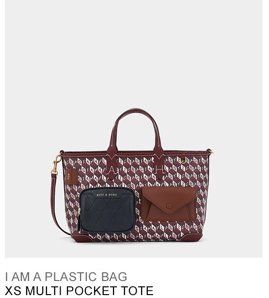 I Am A Plastic Bag XS Multi Pocket Tote
