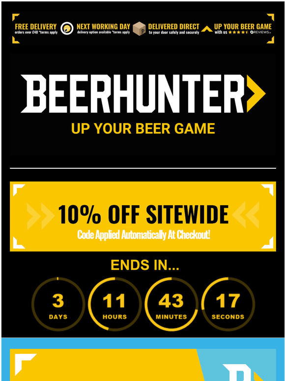 Beer Hunter 10 Off All Beers Milled