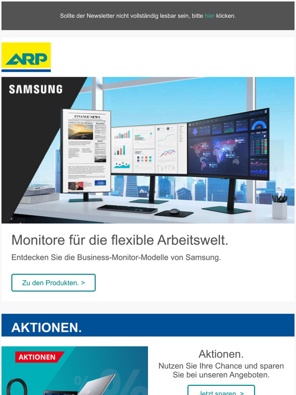 ARP: Highlights der Woche