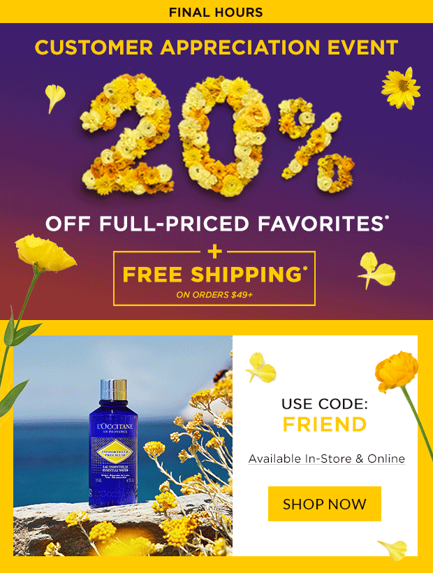 L Occitane Be Last Chance Off Full Sized Favorites Milled