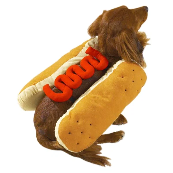 Image of Hot Diggity Dog Dog Costume  **CLEARANCE**