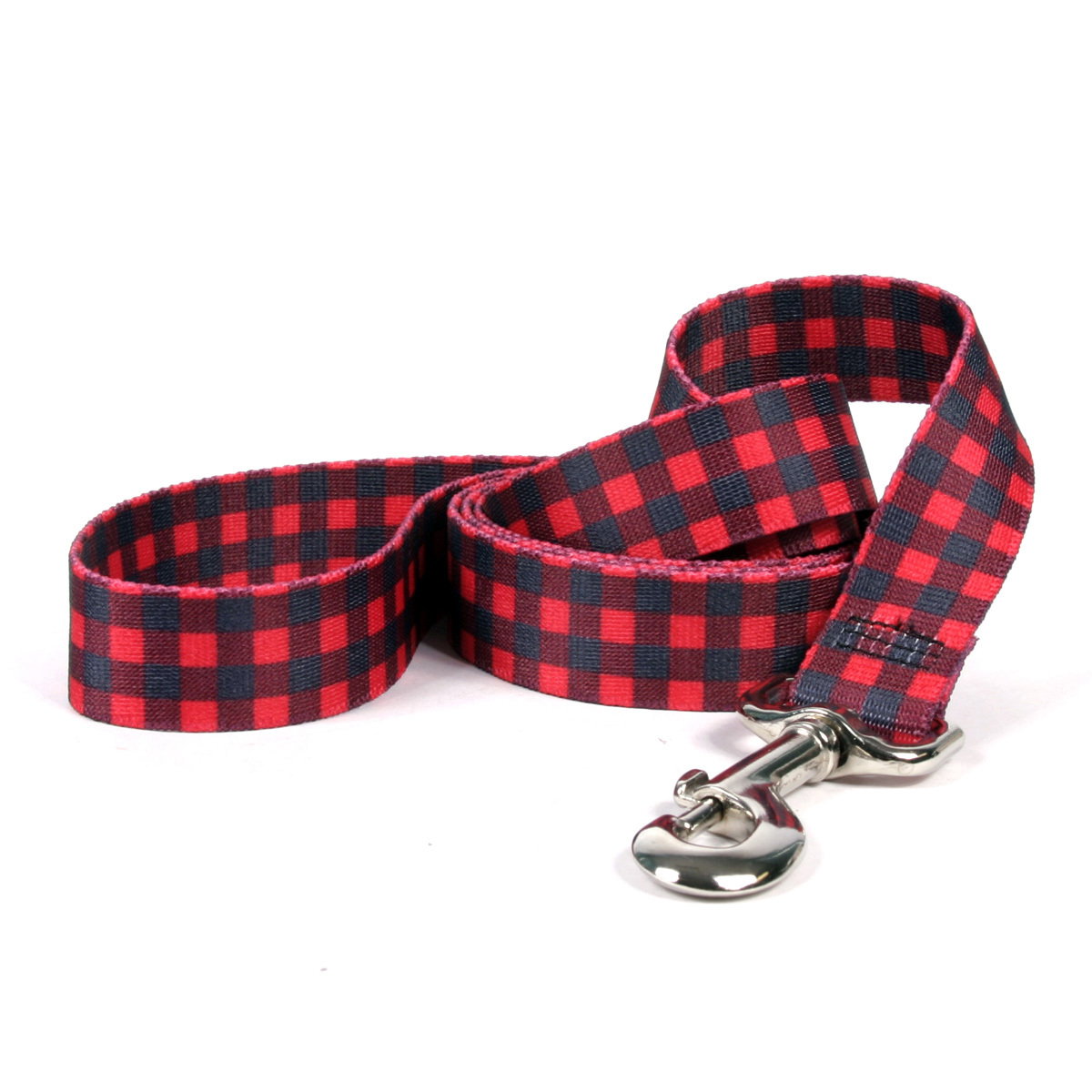 Image of Buffalo Plaid Red Dog Leash