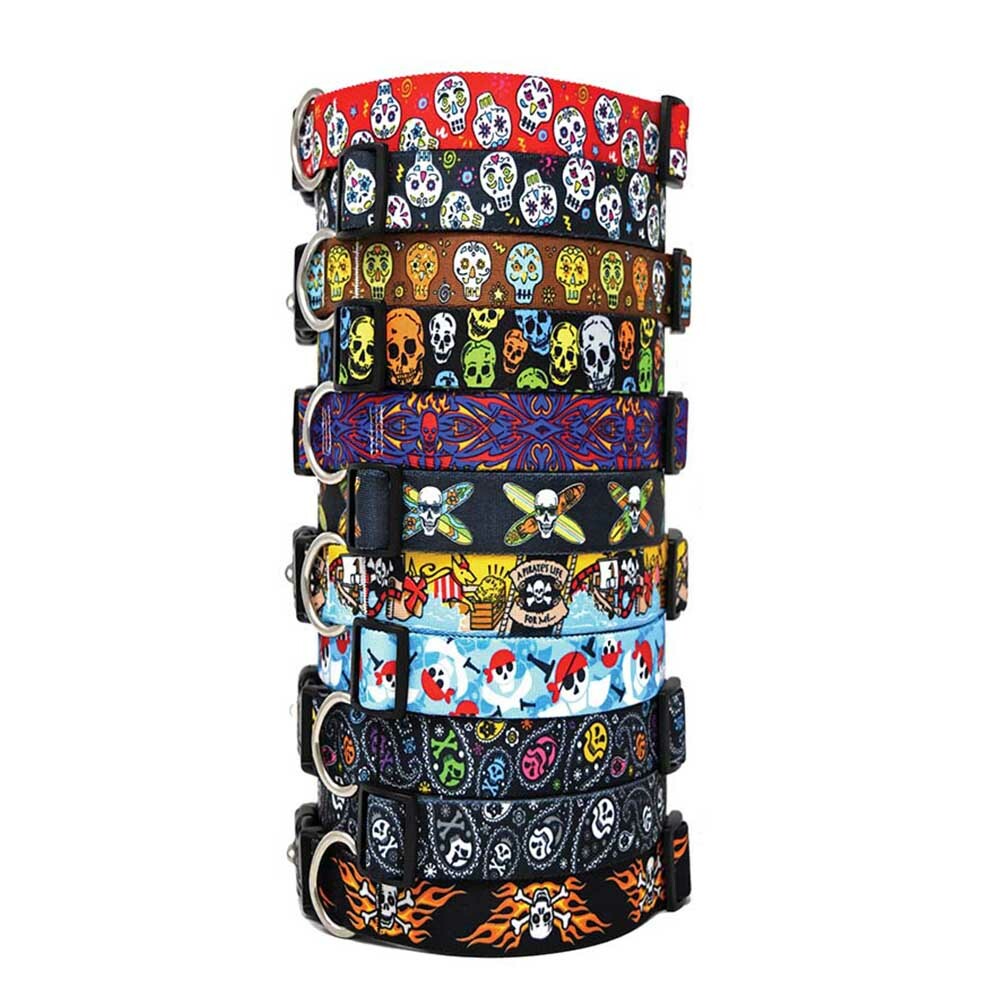 Image of Sugar Skull Dog Collar