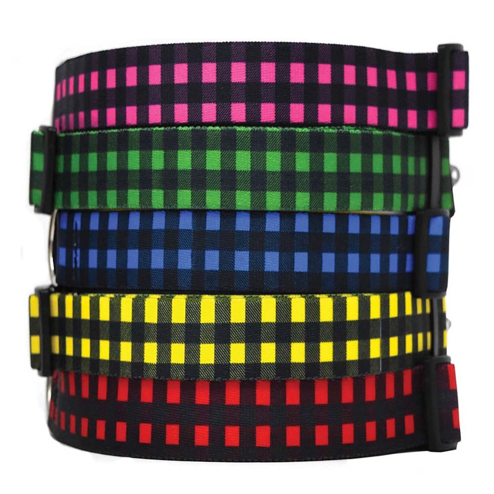 Image of Buffalo Plaid - Personalized Dog Collar