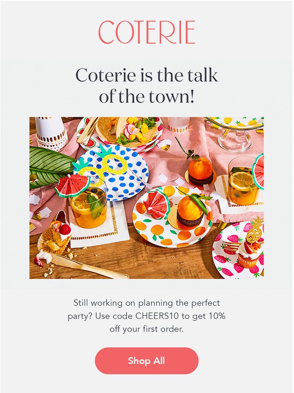 Hear what Southern Living, Refinery29, and CNN have to say about Coterie!