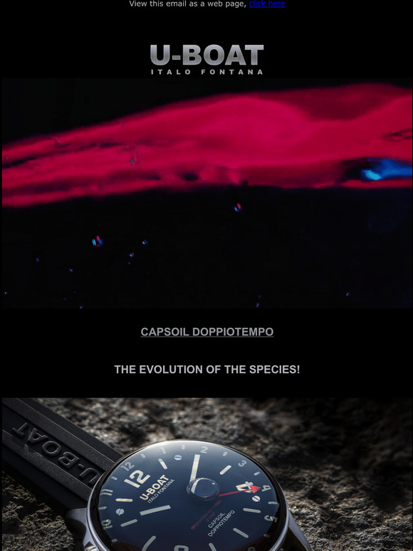 THE EVOLUTION OF THE SPECIES: U-BOAT UNVEILS CAPSOIL DOPPIOTEMPO 