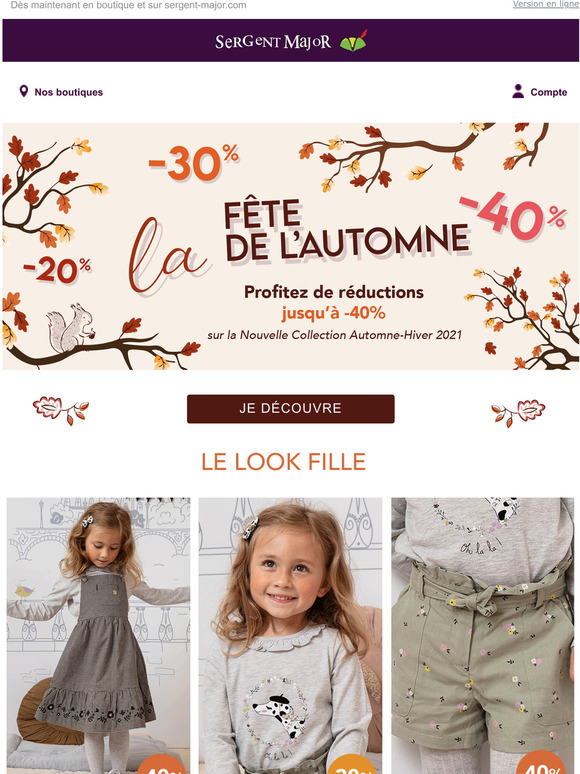 sergent major nouvelle collection automne hiver 2021