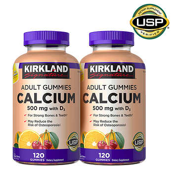 Kirkland Signature Calcium with D3 Adult Gummies