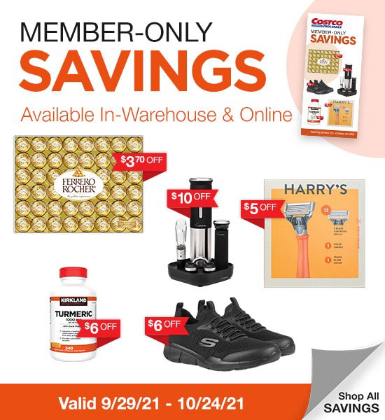 Member-Only Savings Valid 9/1/21 - 9/26/21
