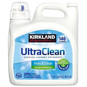 Kirkland Signature Ultra Clean Free & Clear Liquid Laundry Detergent