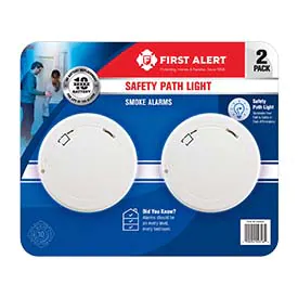 First Alert Smoke Detector with Safety Path Light