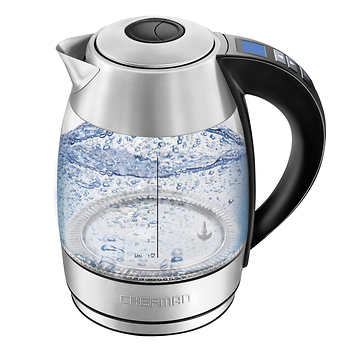 Chefman 1.8 L Digital Precision Electric Kettle with Tea Infuser
