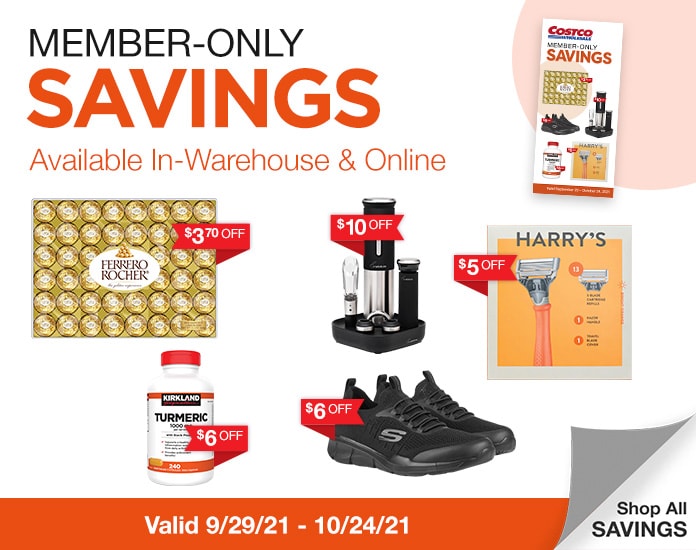 Member-Only Savings Valid 9/1/21 - 9/26/21