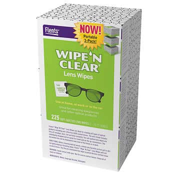 Flent's Wipe 'n Clear Lens Wipe