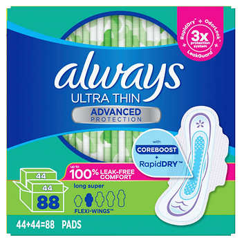 always Ultra Thin Advanced Long Pads