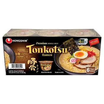 Nongshim Tonkotsu Ramen Premium Noodle Soup