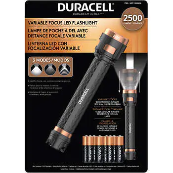 Duracell® 2500 Lumens LED Flashlight