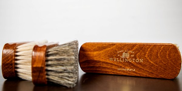 Deluxe Wellington Pig Bristle Shoe Polishing Brush