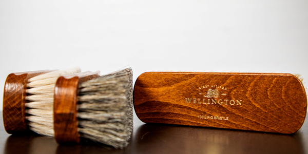 Wellington Deluxe Pig Bristle Suede Cleaning Brush