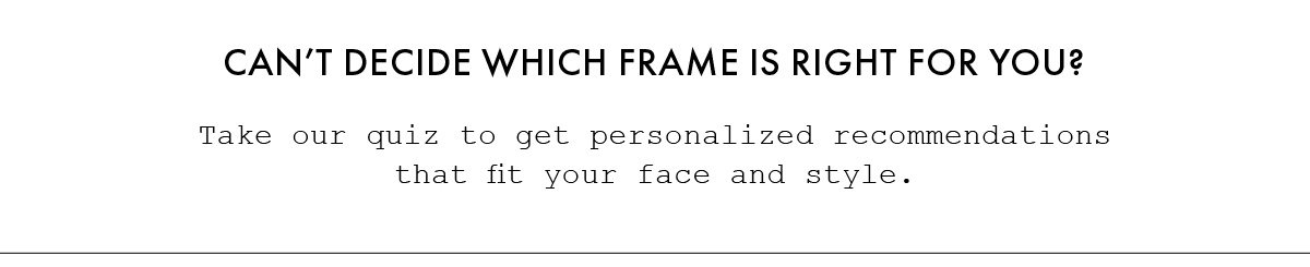 Frame Finder Quiz