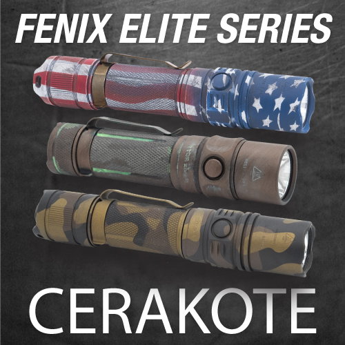Fenix Store Elite Series Cerakoted Flashlights