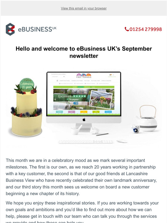 September newsletter: Celebrating major milestones