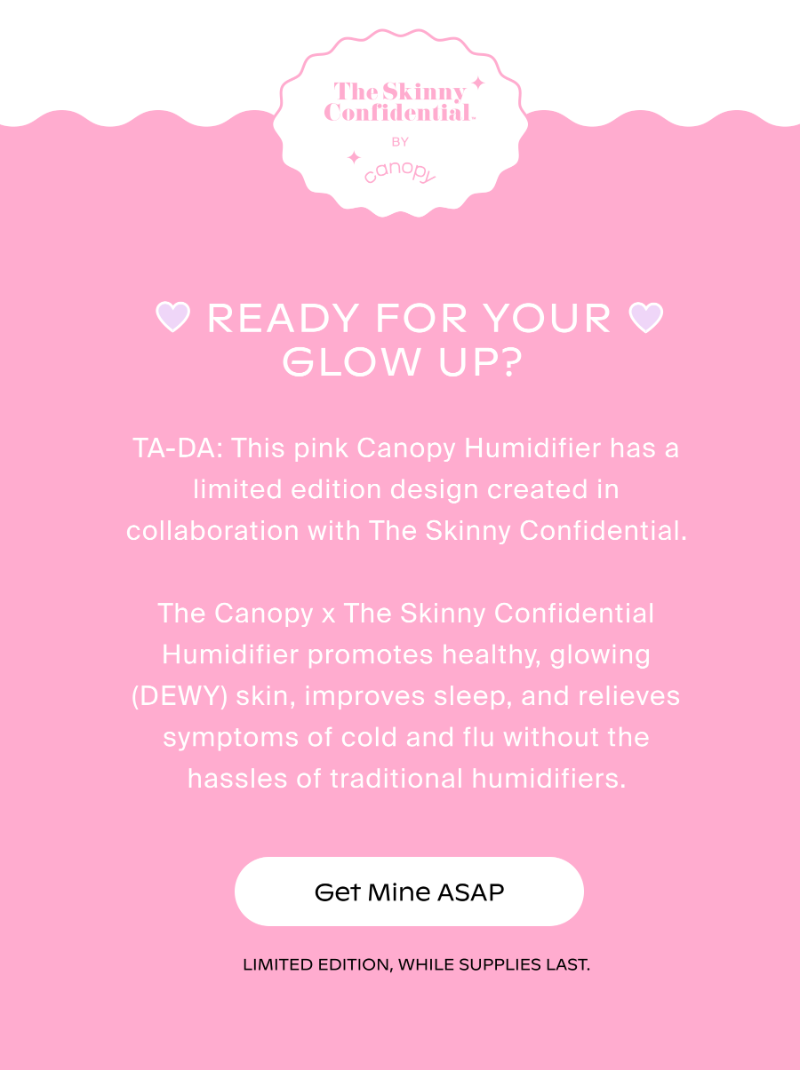 The Skinny Confidential x Canopy Humidifier: The Dreamy Humidifier