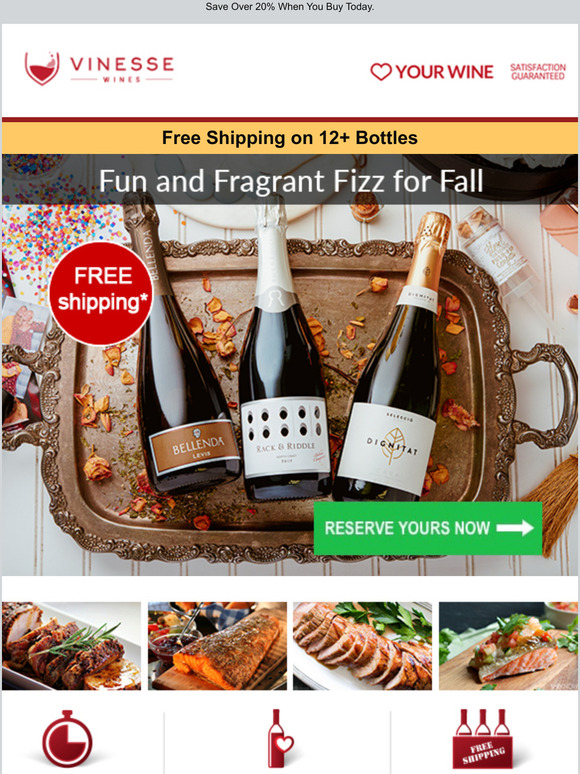 Fun and Fragrant Fizz for Fall: A Sparkling Wine Set of Cava, Prosecco & Cali North Coast 90 Point Bubbly For Less than $17/Btl