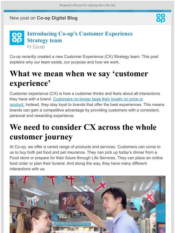[New post] Introducing Co-ops  Customer Experience Strategy team
