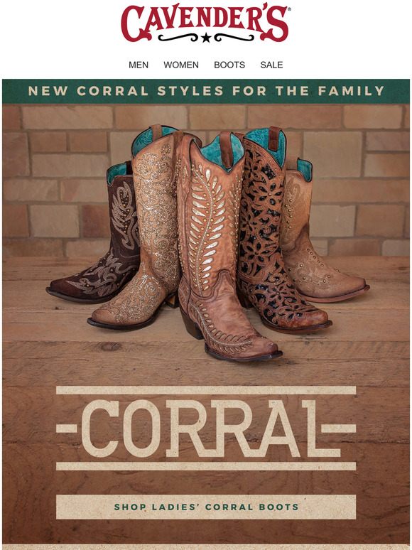 womens corral boots cavender's