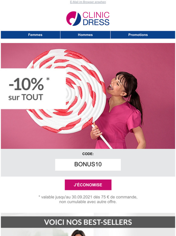 Derniers jour : 10% de Rduction sur vos achats