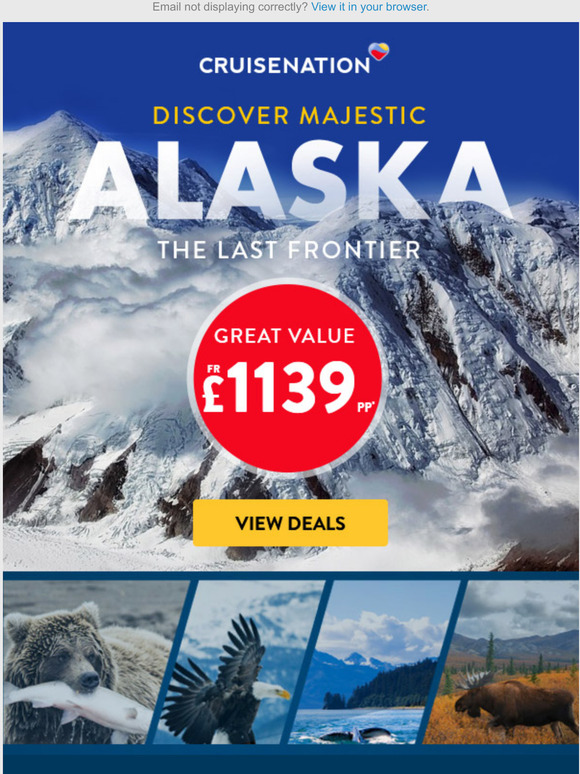 Cruise Nation: Discover Majestic Alaska: The Last Frontier  Milled