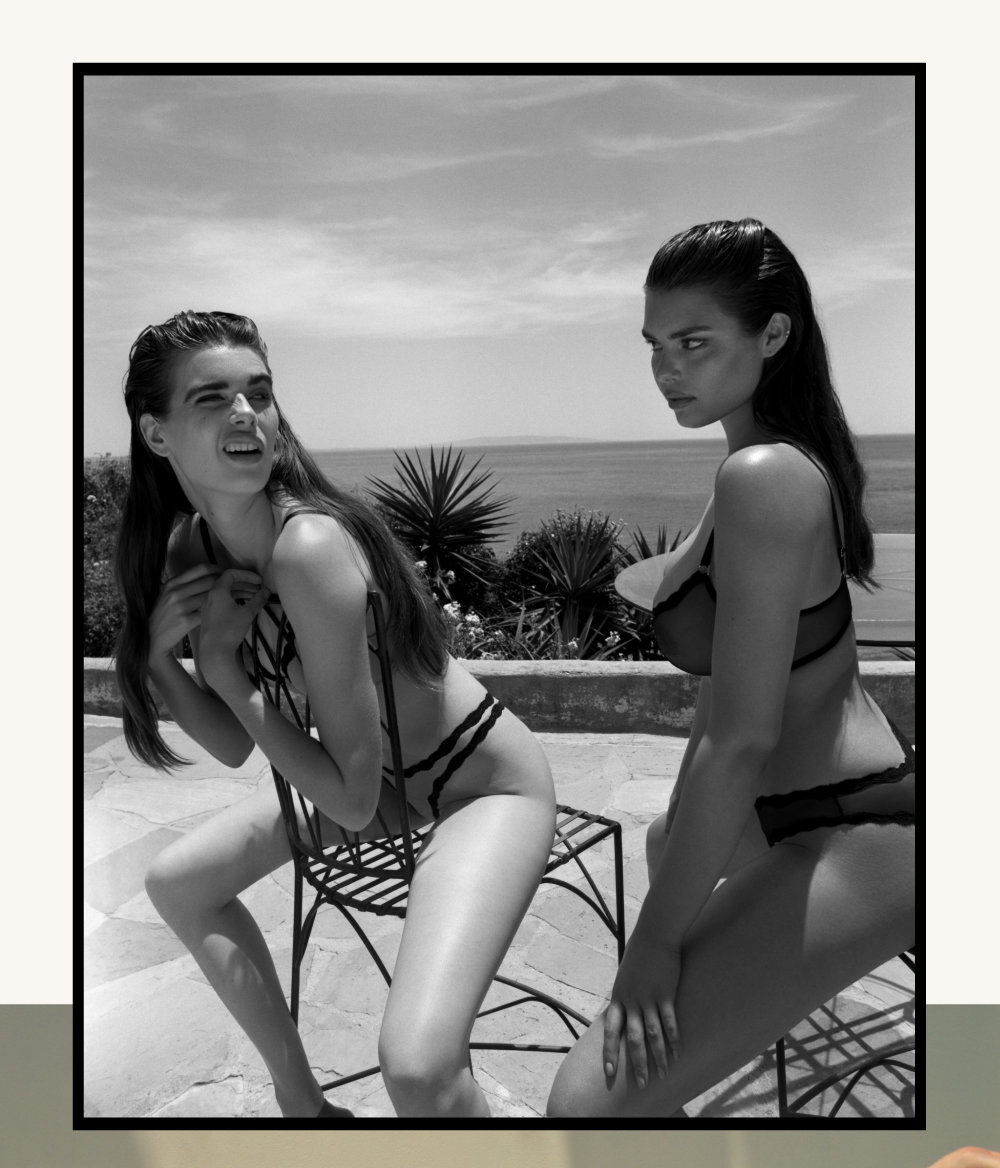 Choose from two panty silhouettes to complete your set.
