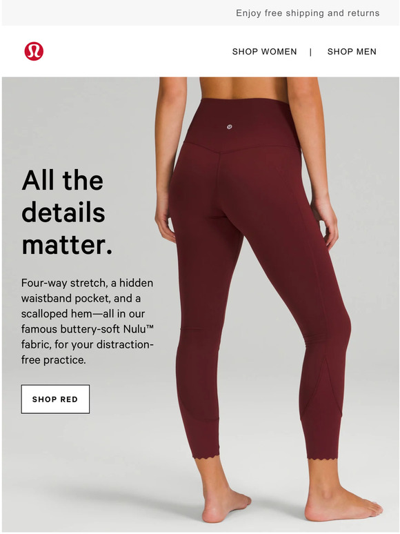 lululemon align scallop