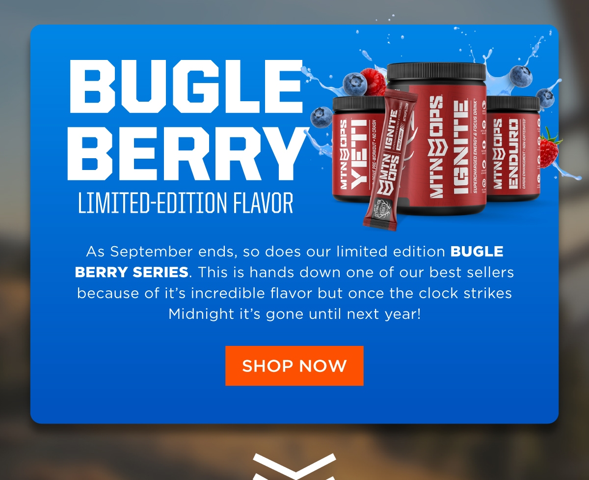 MTN OPS ENDS AT MIDNIGHT // Bugle Berry + Elk Hunt + Game Bag Giveaway