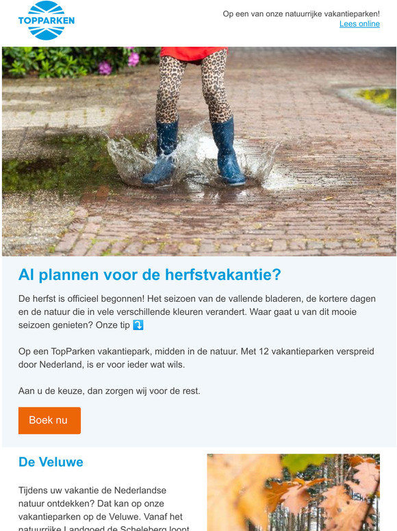 Geniet-garantie in de herfstvakantie