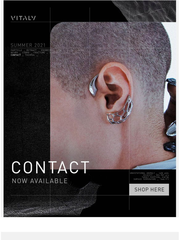 Vitaly: Contact Ear Cuff Now Available