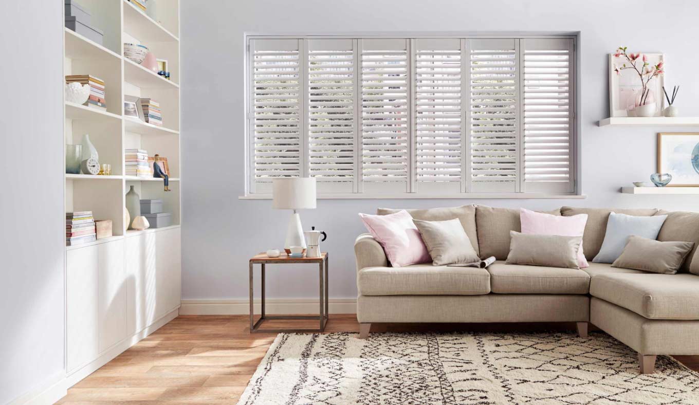 6 panel full height shutters across wide