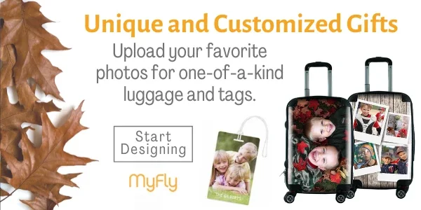Customize your luggage with your own photo!