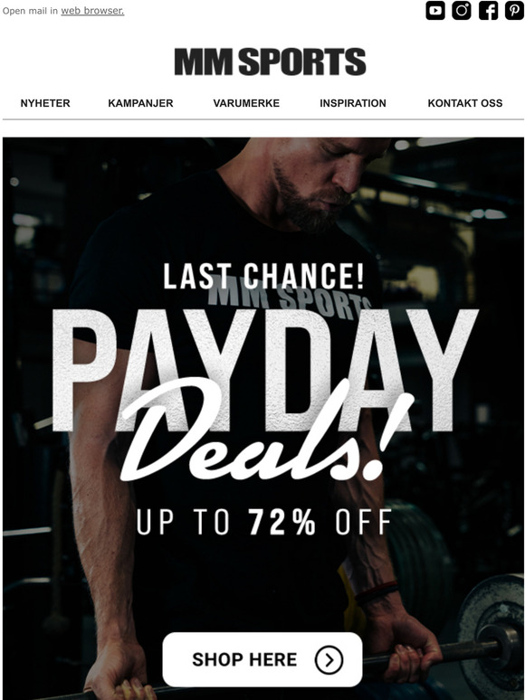  LAST CHANCE: PAYDAY DEALS!