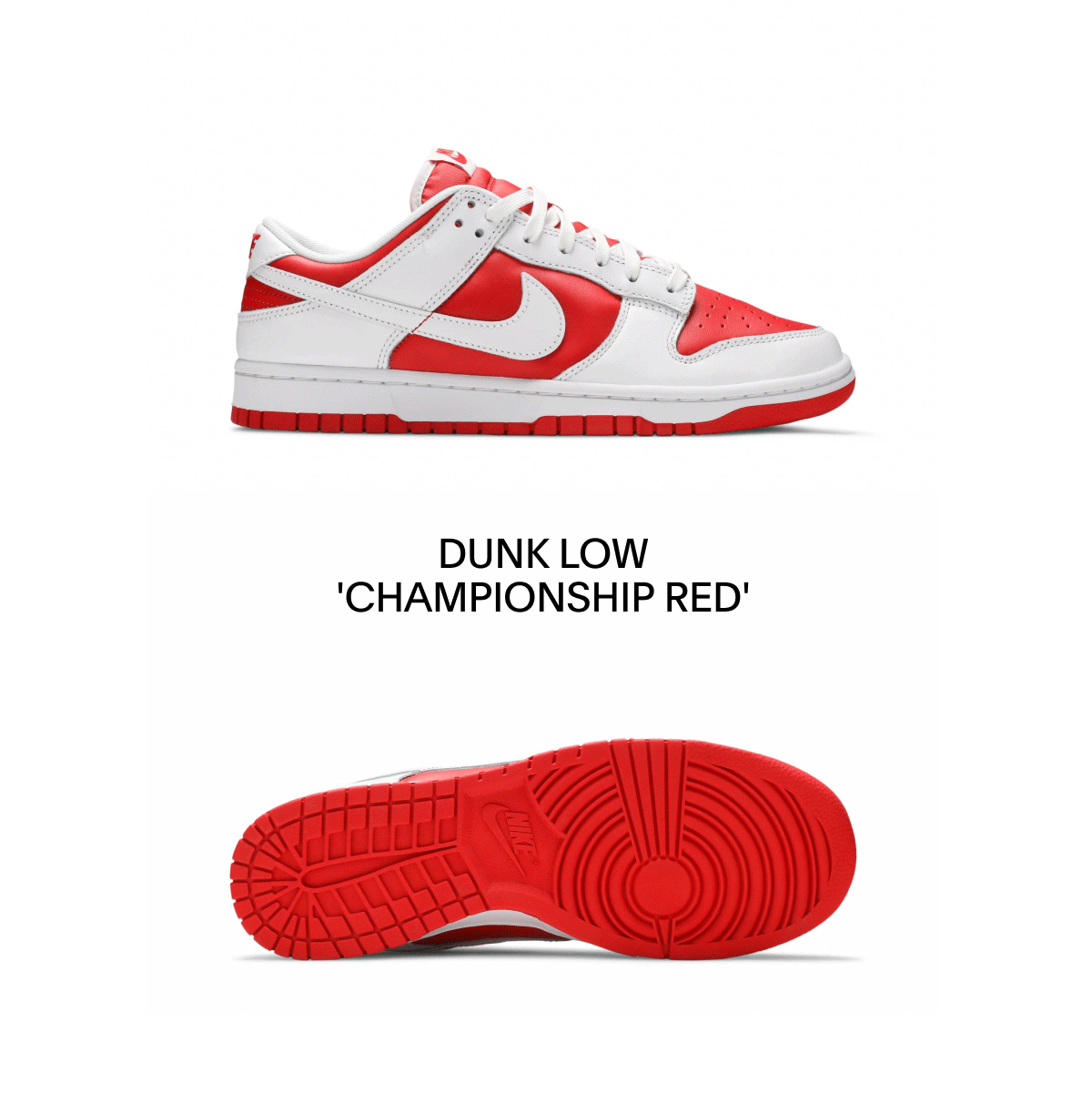GOAT [SEED] Just Dropped Dunk Low 'Championship Red' and Wmns Dunk