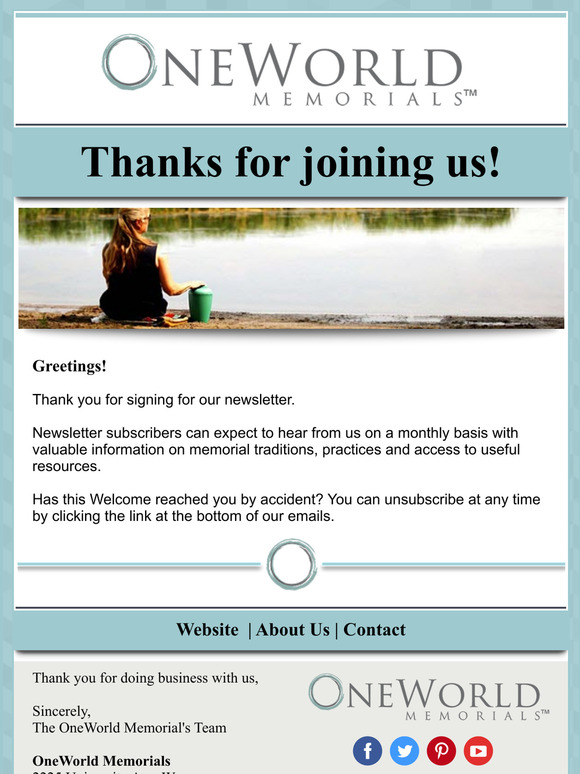 Thanks for signing up!