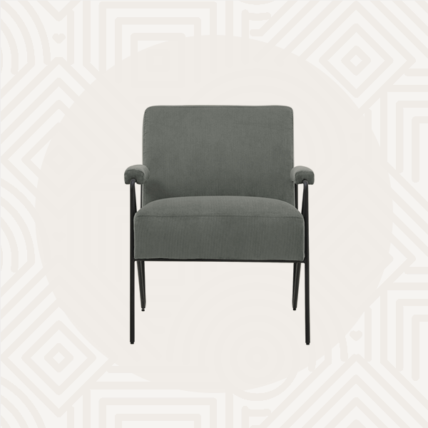 Metal Arm Accent Chairs