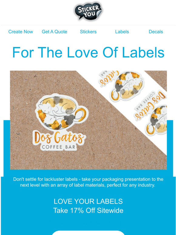 StickerYou These New Labels Will Wow You > Milled